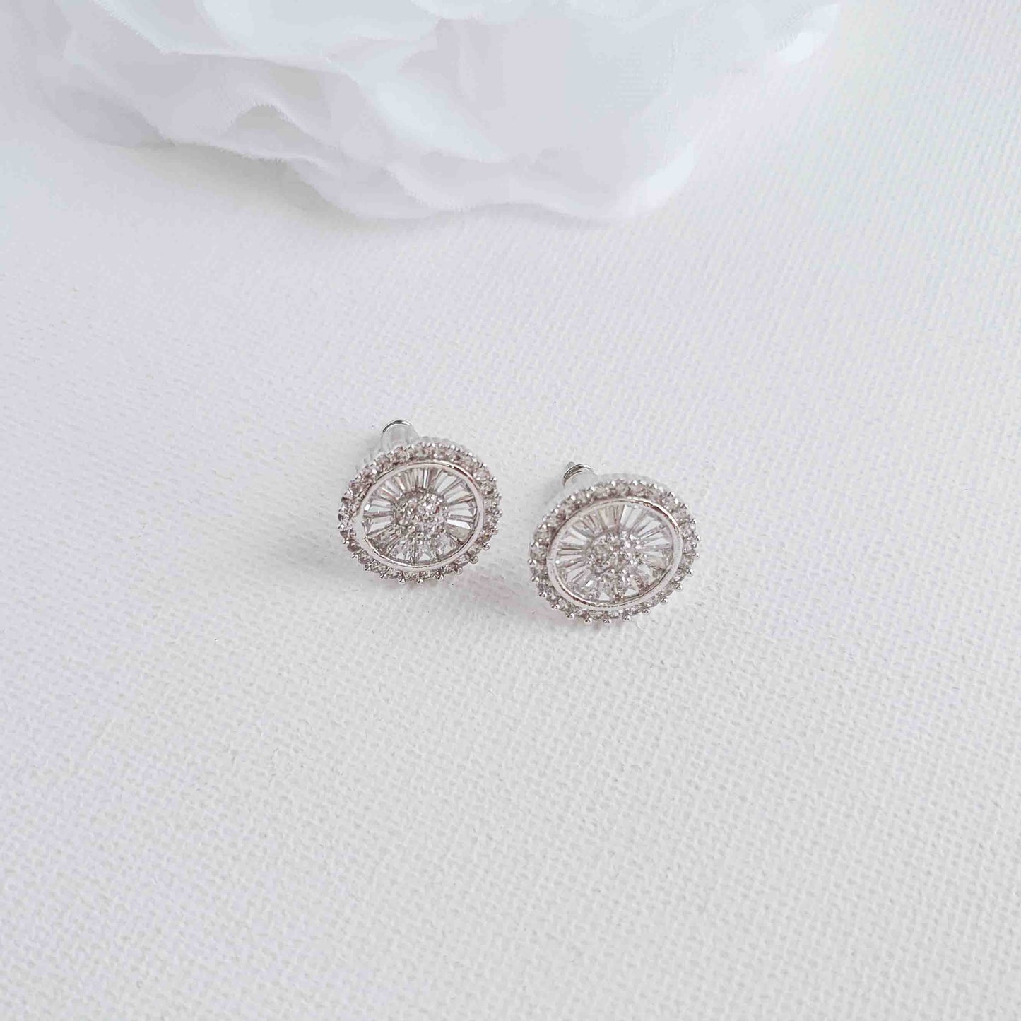 Round Stud Earrings-Aylin