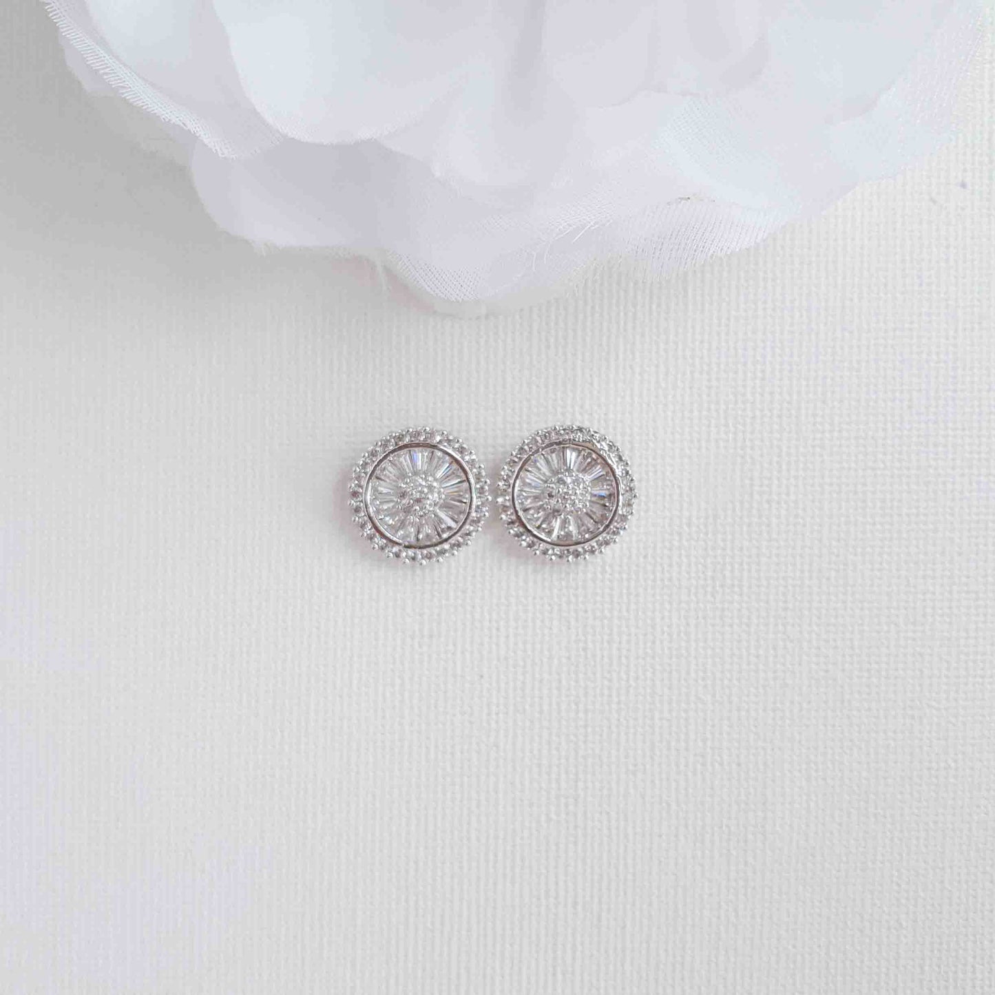 Round Stud Earrings-Aylin