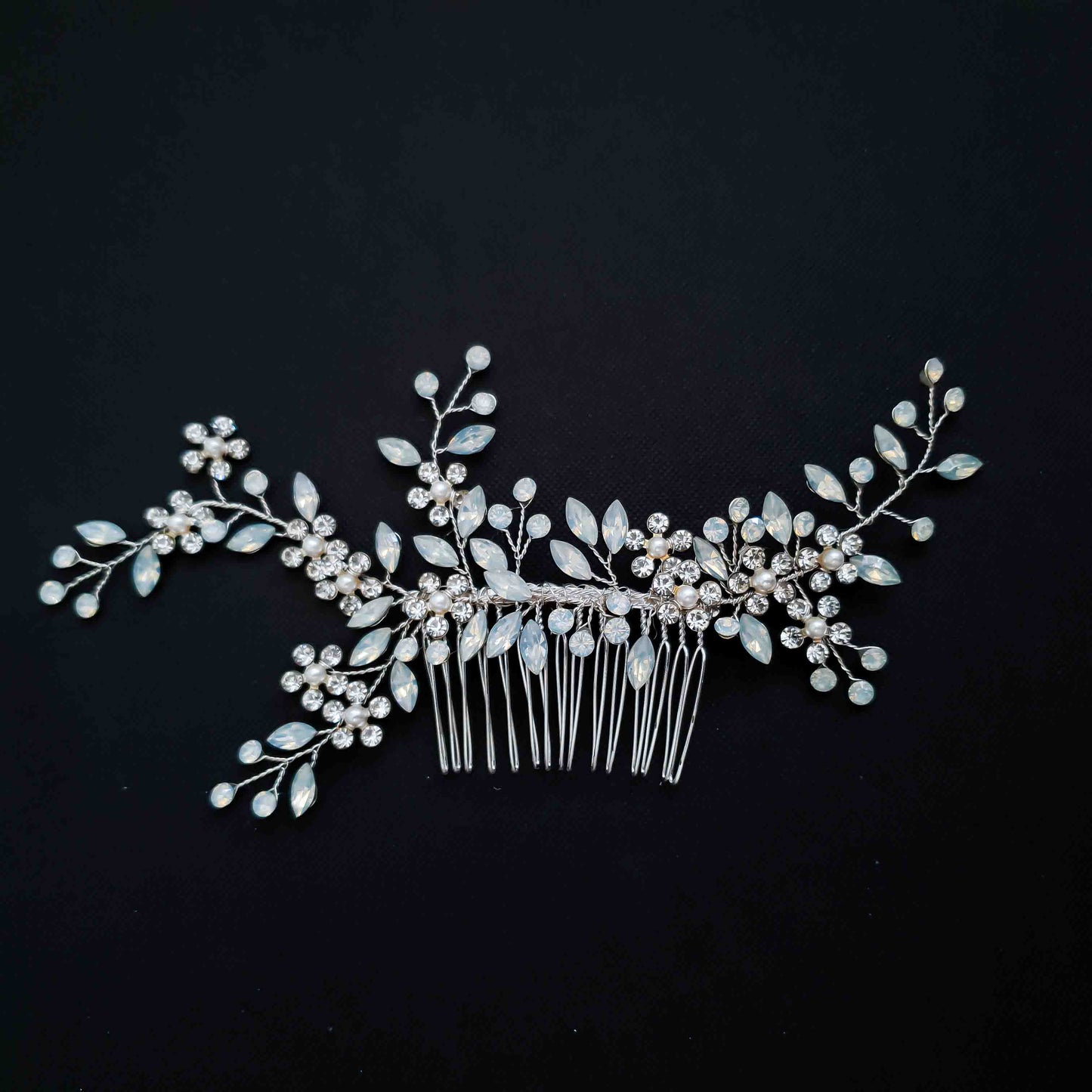 Opal Haircomb for Brides-Liliana