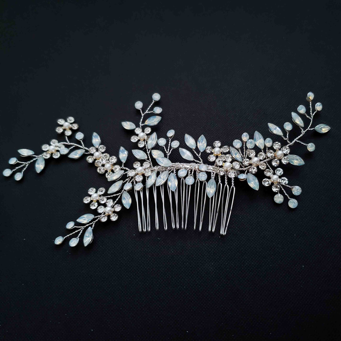 Opal Haircomb for Brides-Liliana