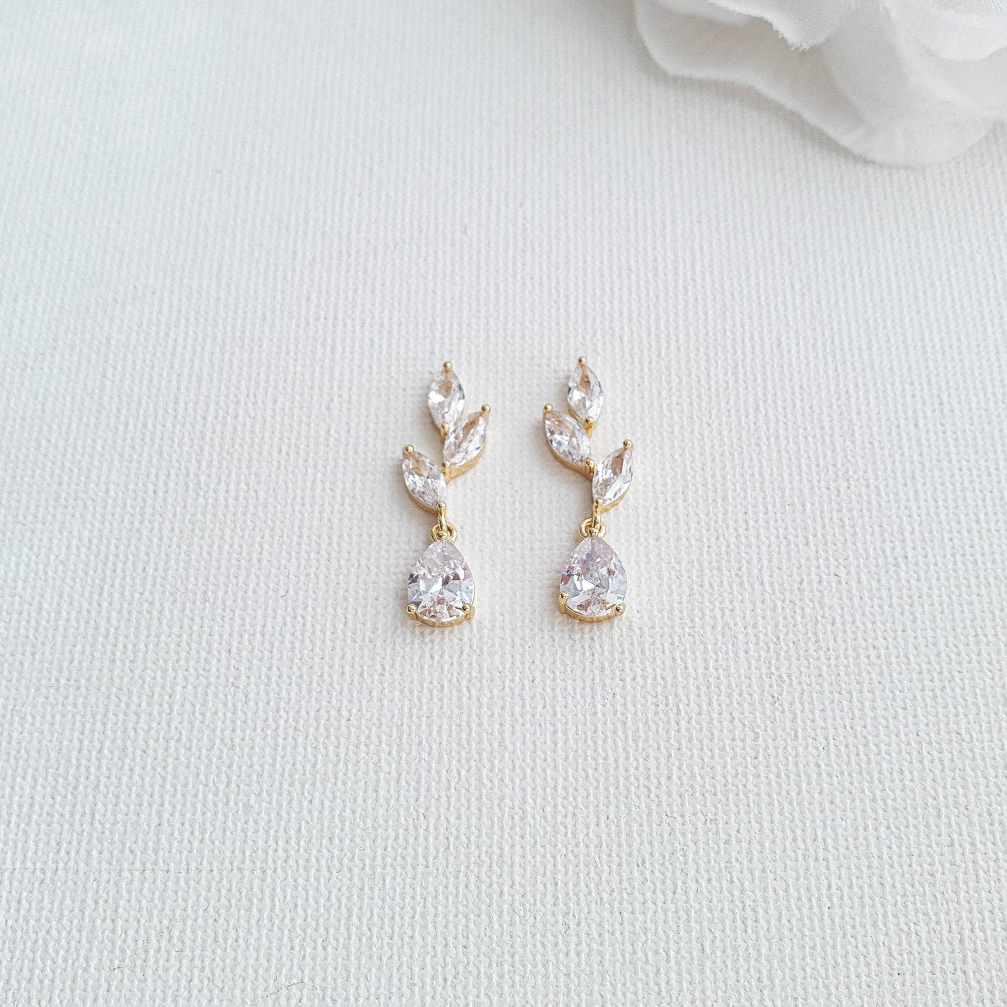 Leaf Drop Earrings-Taylor