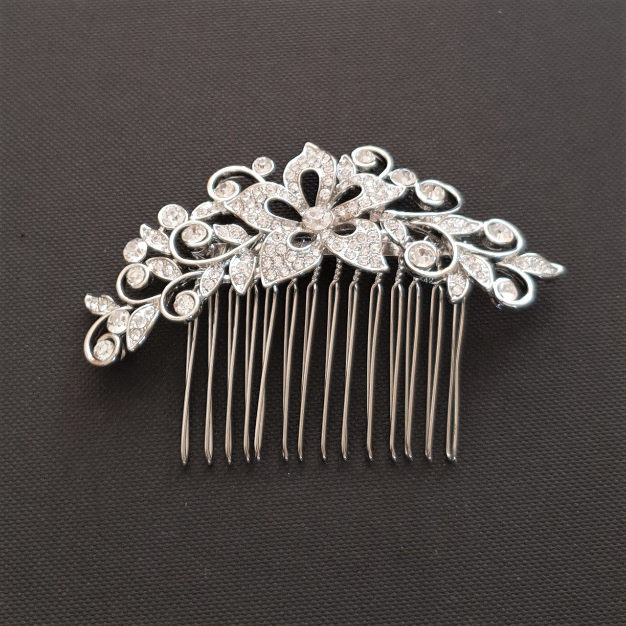 Crystal Flower Vintage Bridal Hair Comb-Fiore