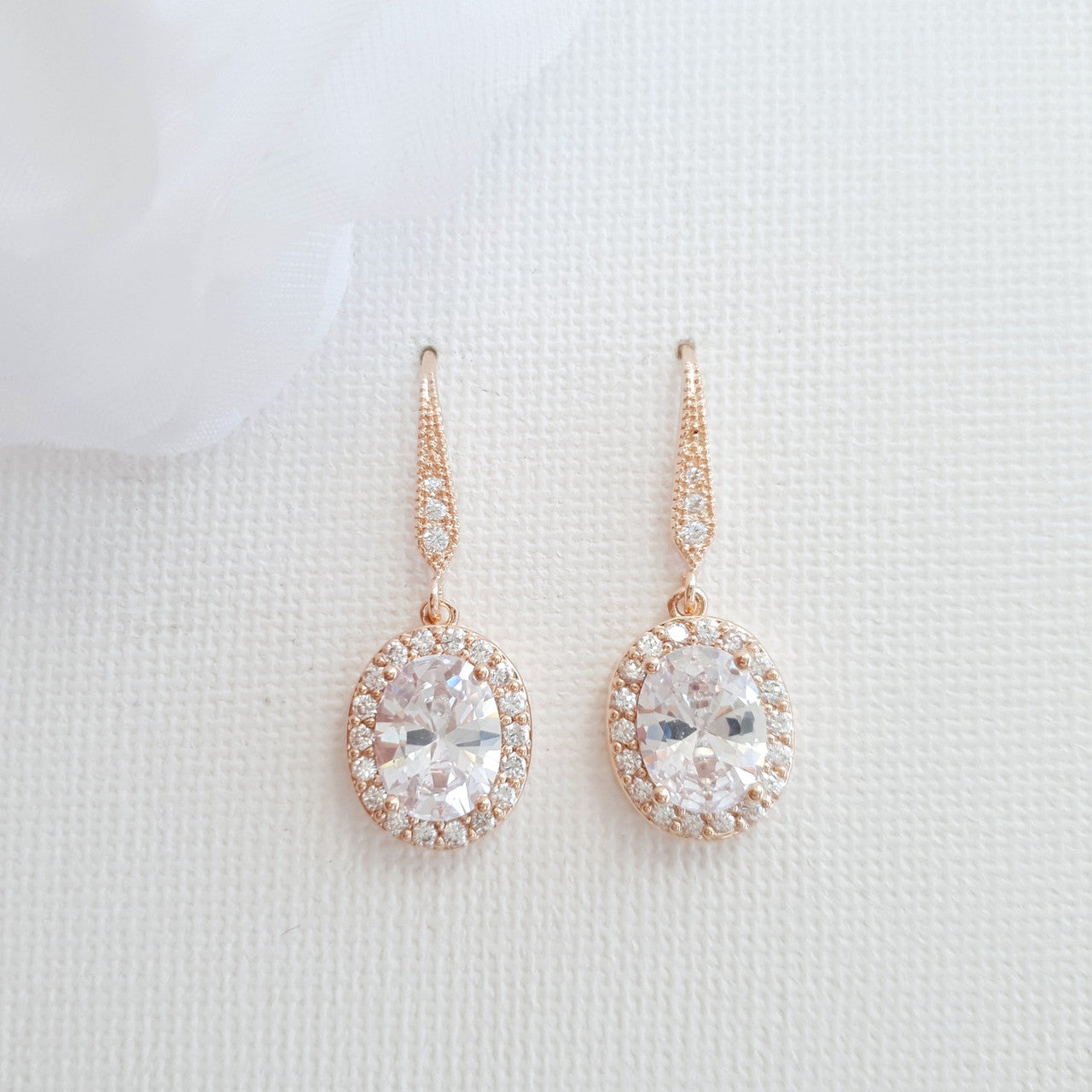 Small Gold Dangle Earrings Emily