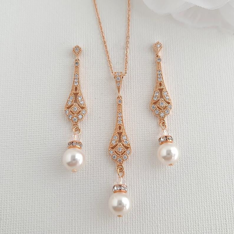 Vintage Wedding Jewellery Set- Lisa