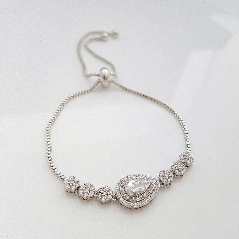 Wedding Slider Bracelet- Joni