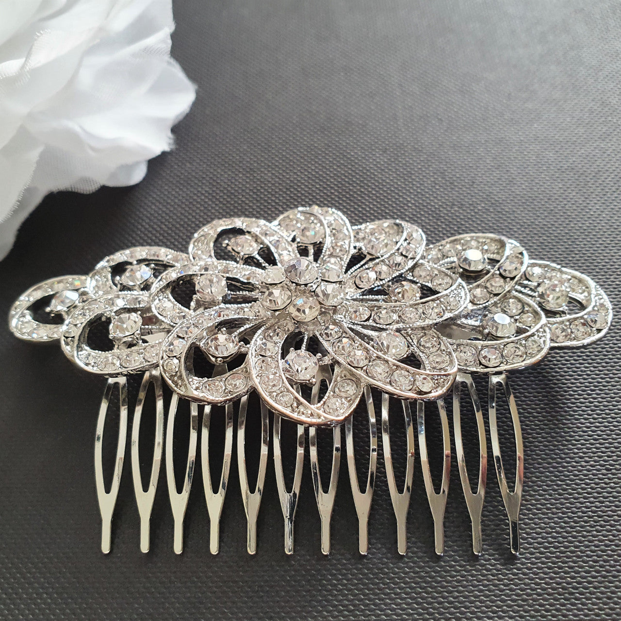 Vintage Bridal Comb for Weddings- Abby