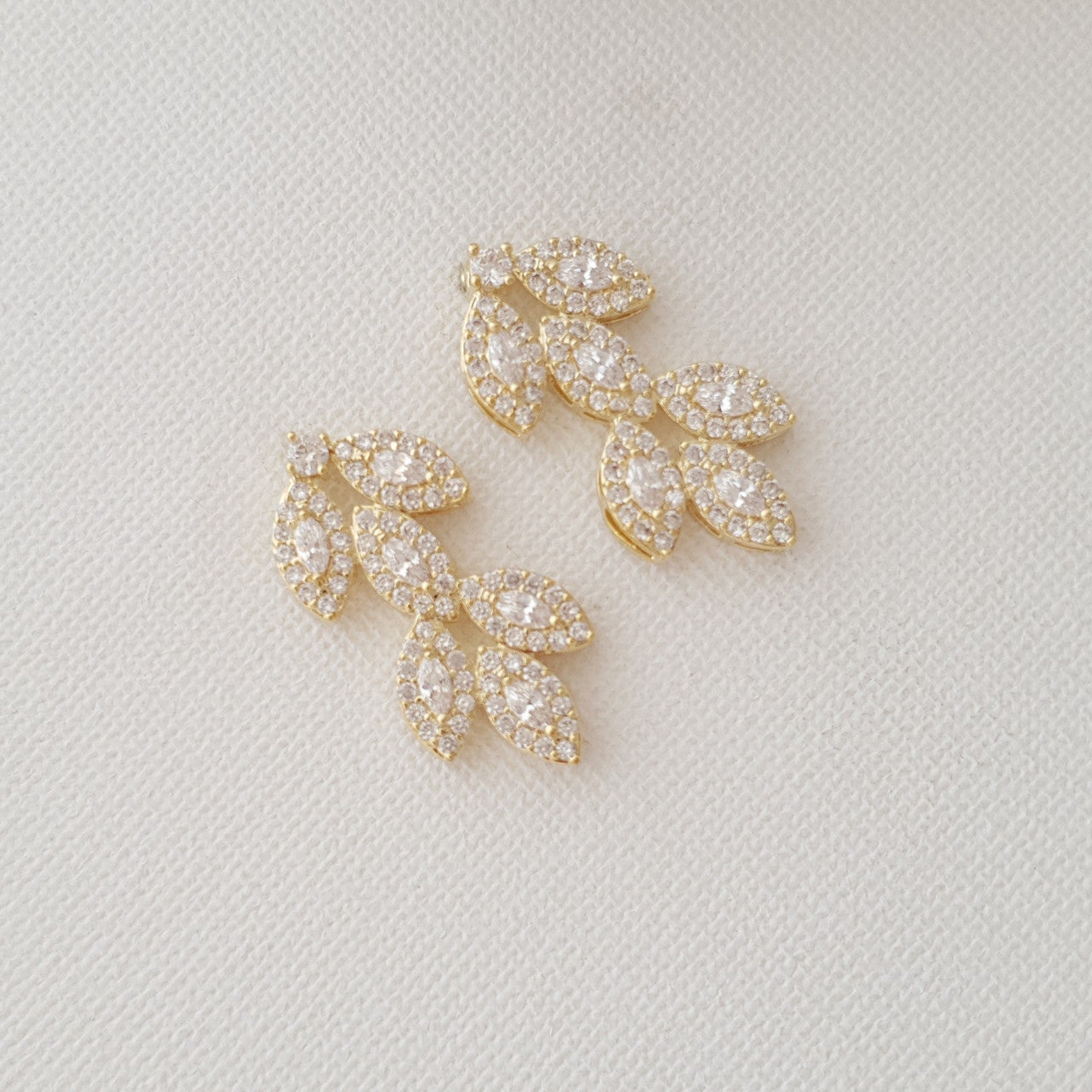 Bridal Jewellery Bracelet and Earrings Set-Abby