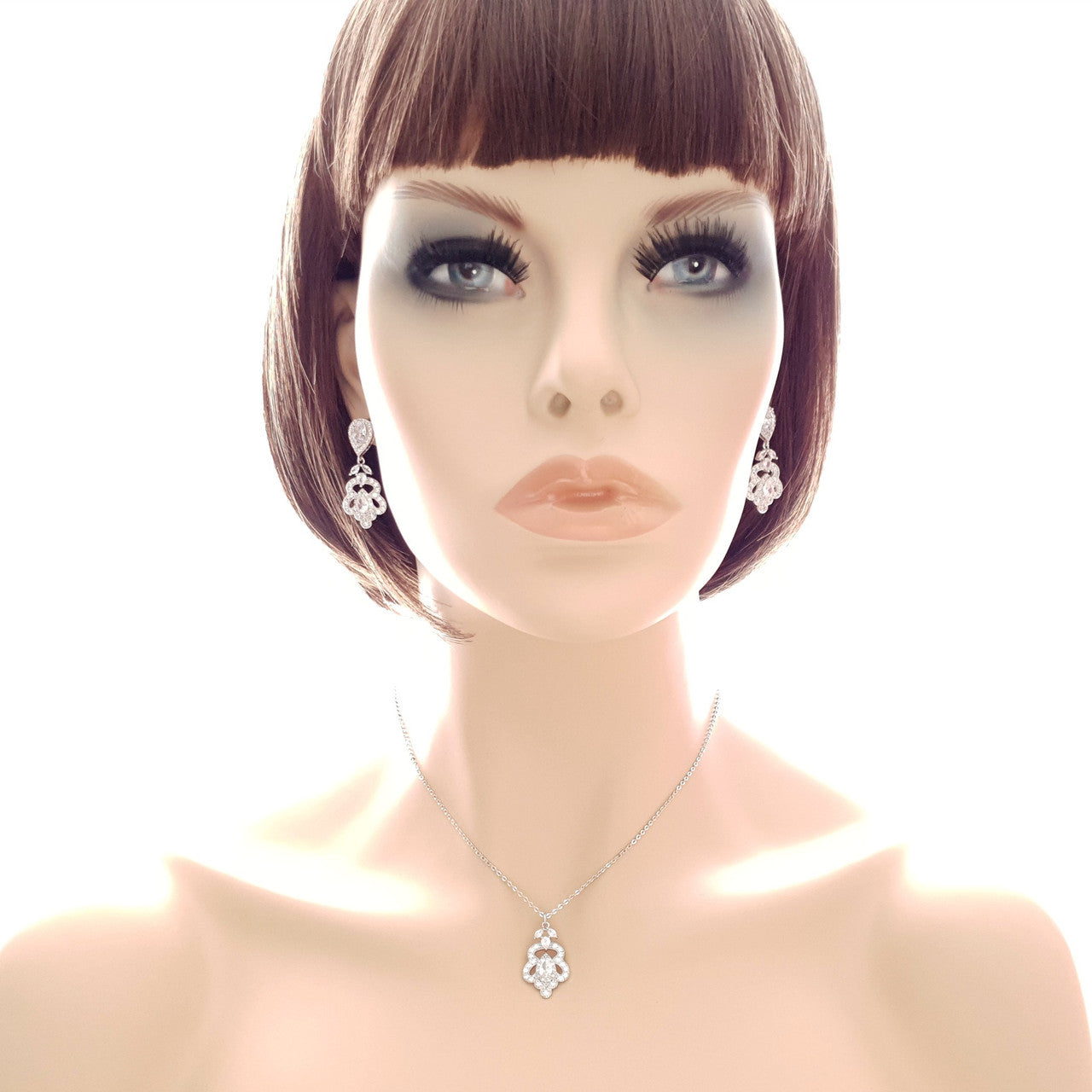 Vintage Gold Earrings for Weddings- Norma