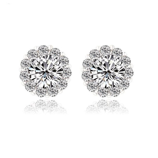 Cubic Zirconia Earrings Studs Florence