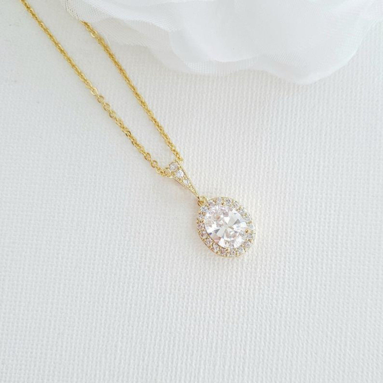 Bridesmaid Necklace and Earring Set-Emily