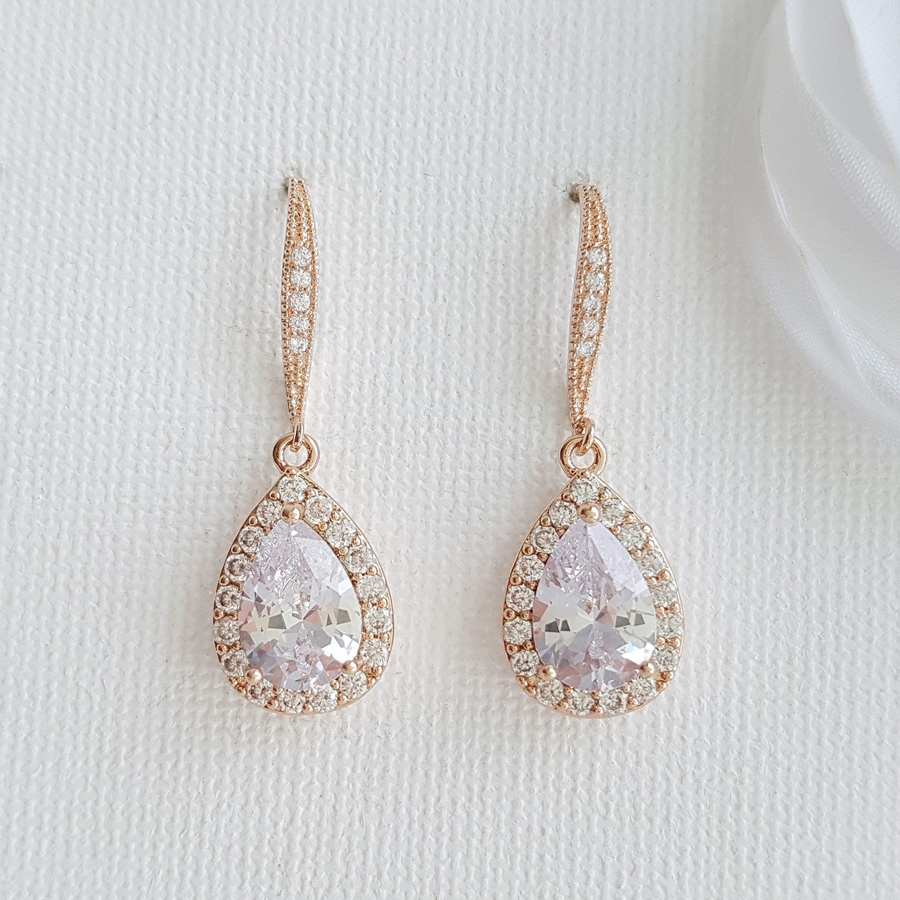 Teardrop Dangle Earrings-Emma