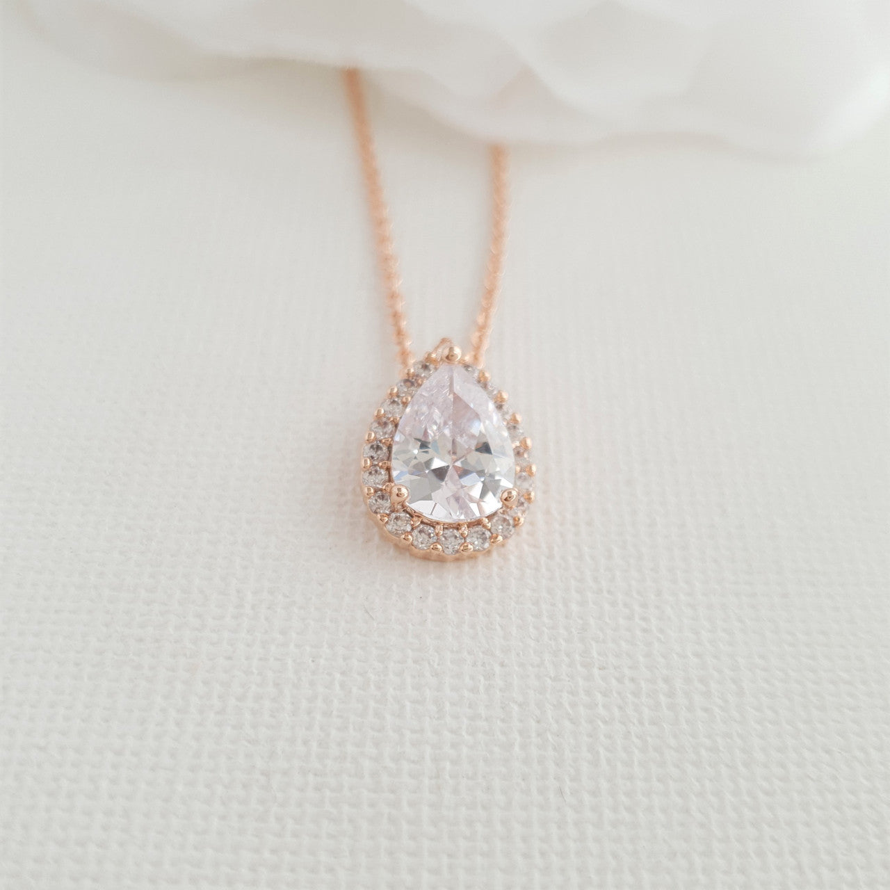 Bridesmaids Stud Earrings and Necklace Set-Emma
