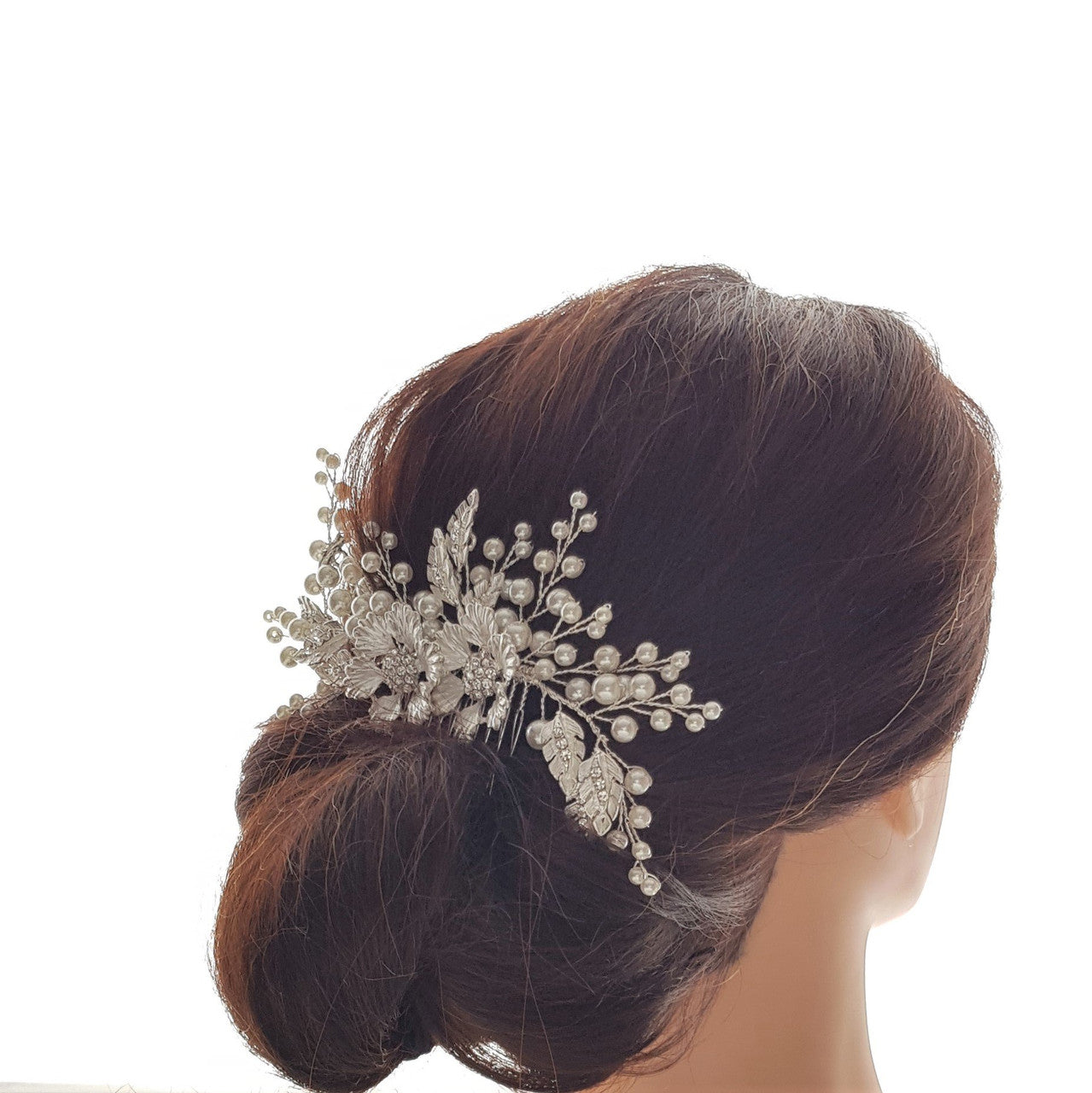 Pearl Hair Comb for Brides-Celestial