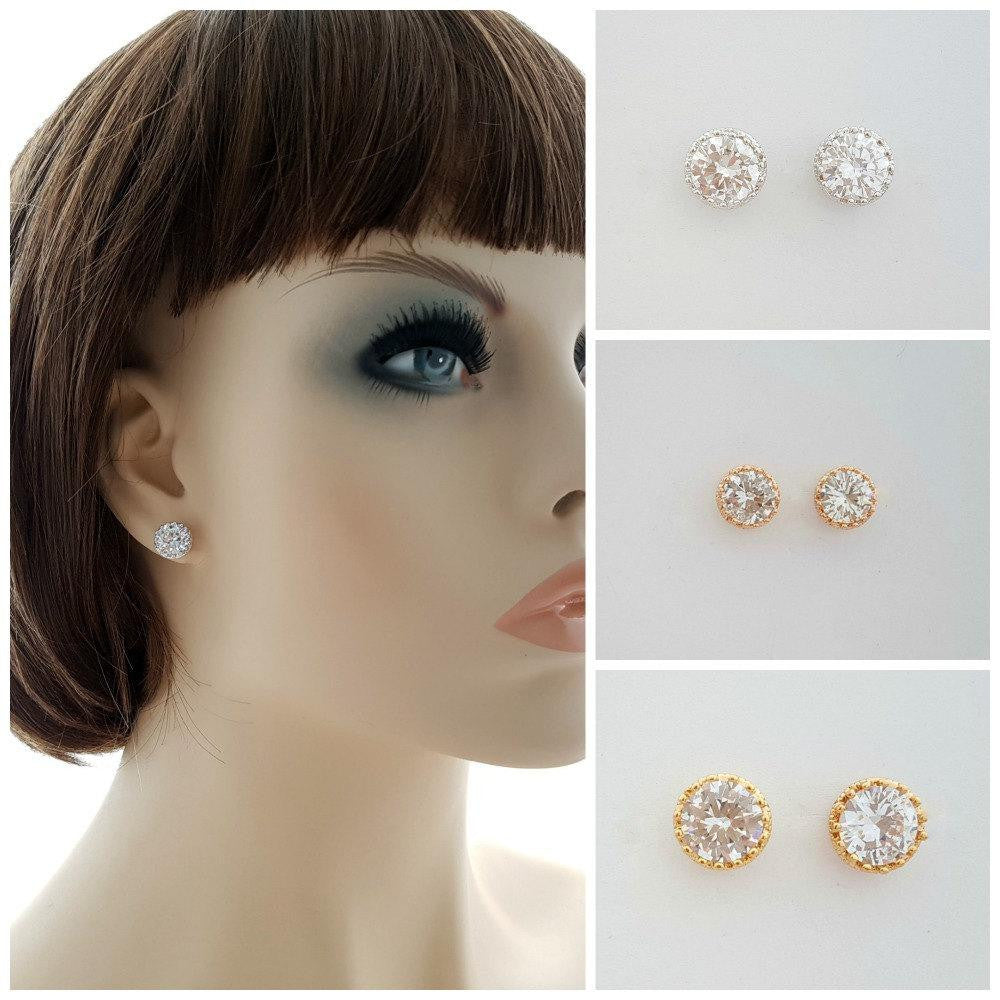 Crown Stud Earrings Liz