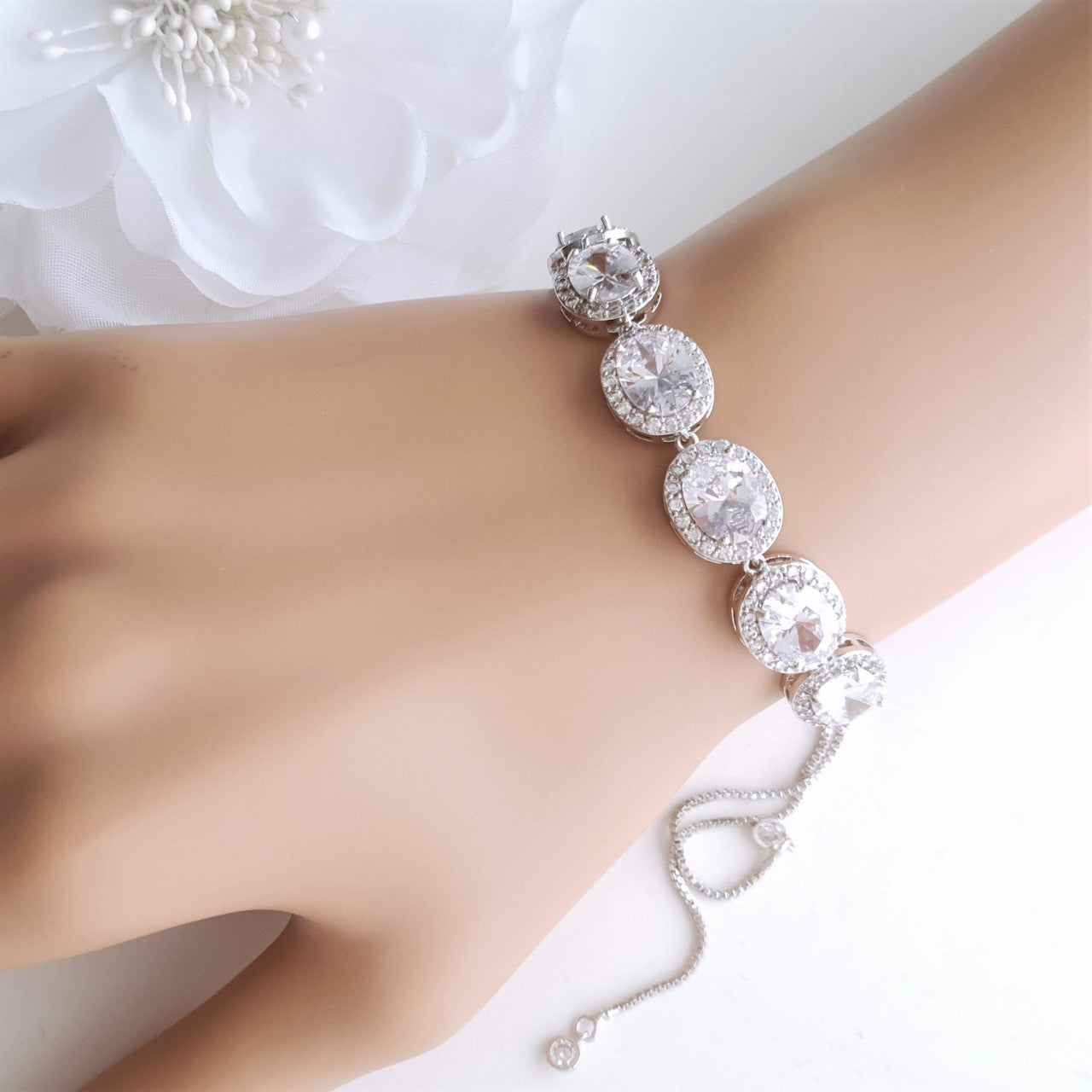 Bracelet for Brides in Rose Gold- Emily
