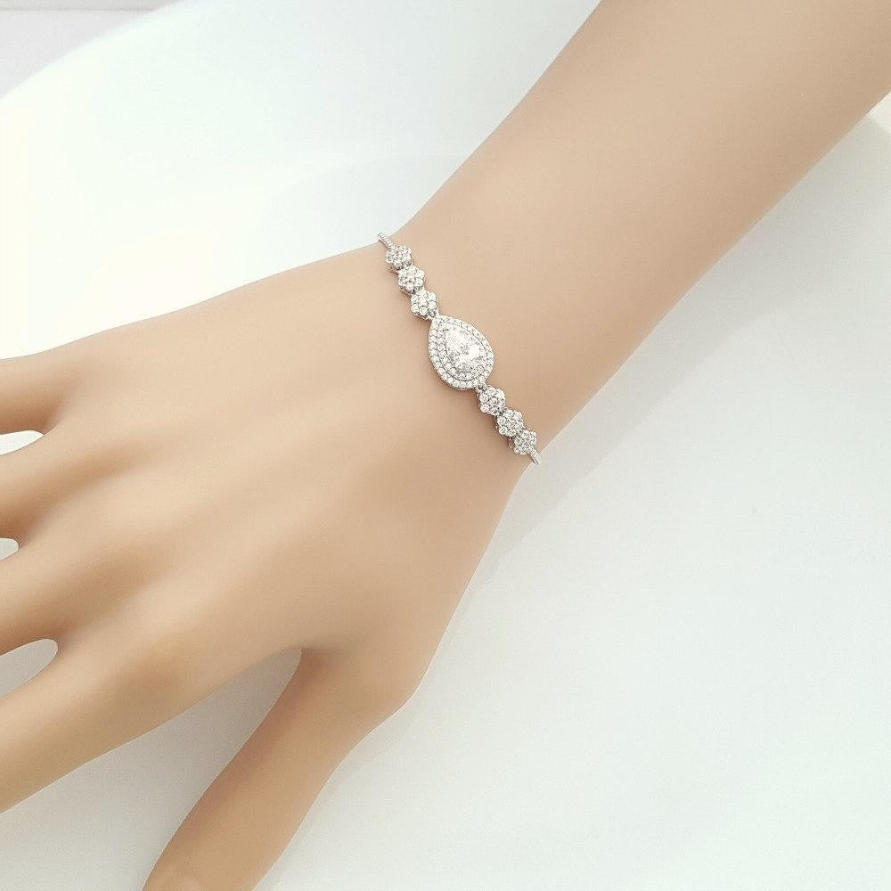 Wedding Slider Bracelet- Joni