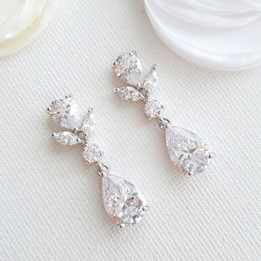 Dainty Drop Earrings- Nicole