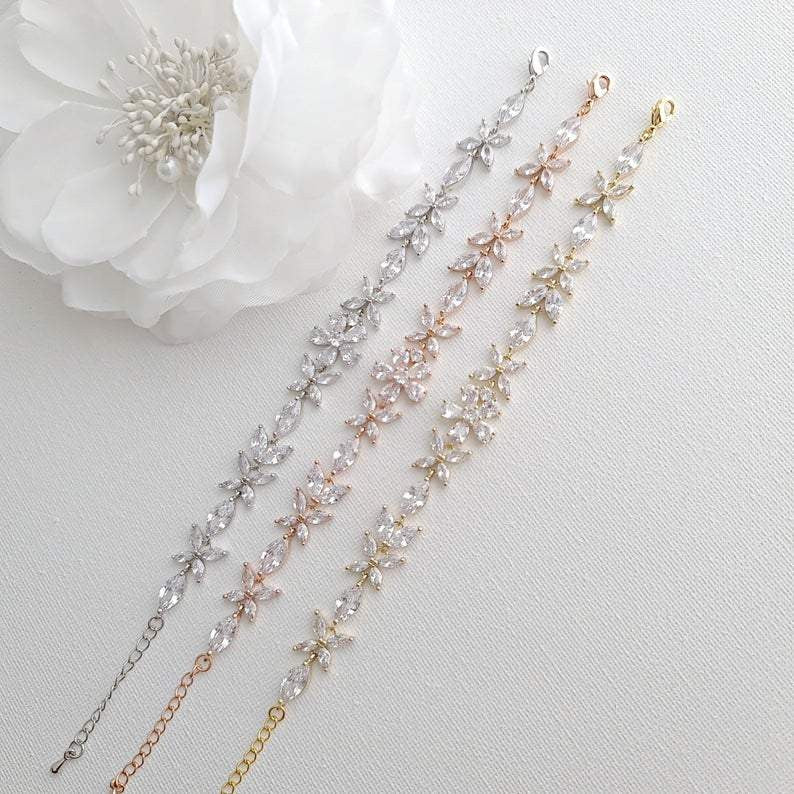 Rose Gold Jewelry Set for Wedding-Daisy