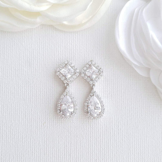 Silver Bridesmaids Earrings- Kala