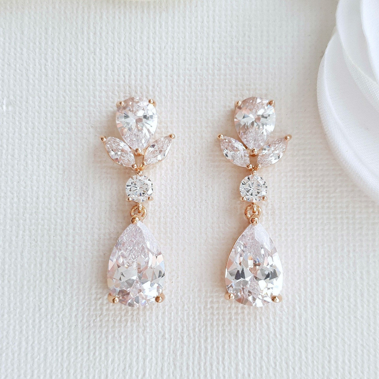 Dainty Drop Earrings- Nicole