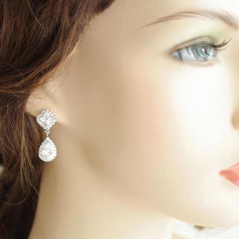 Rose Gold Bridesmaids Earrings- Kala