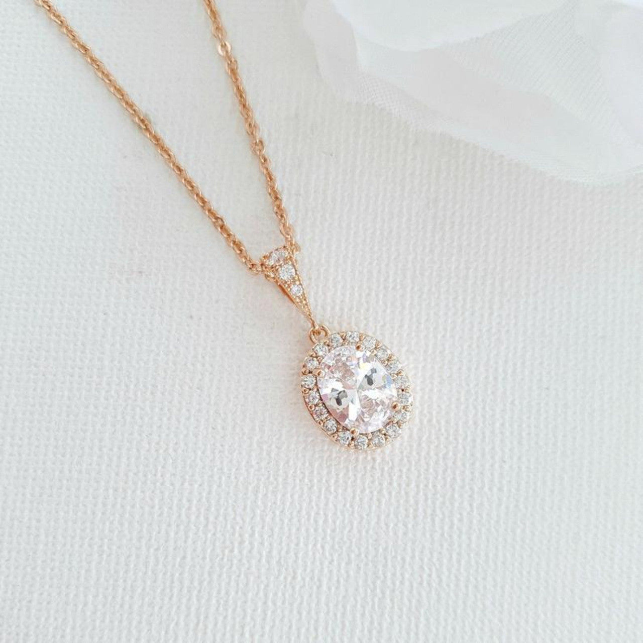 Bridesmaid Necklace and Earring Set-Emily