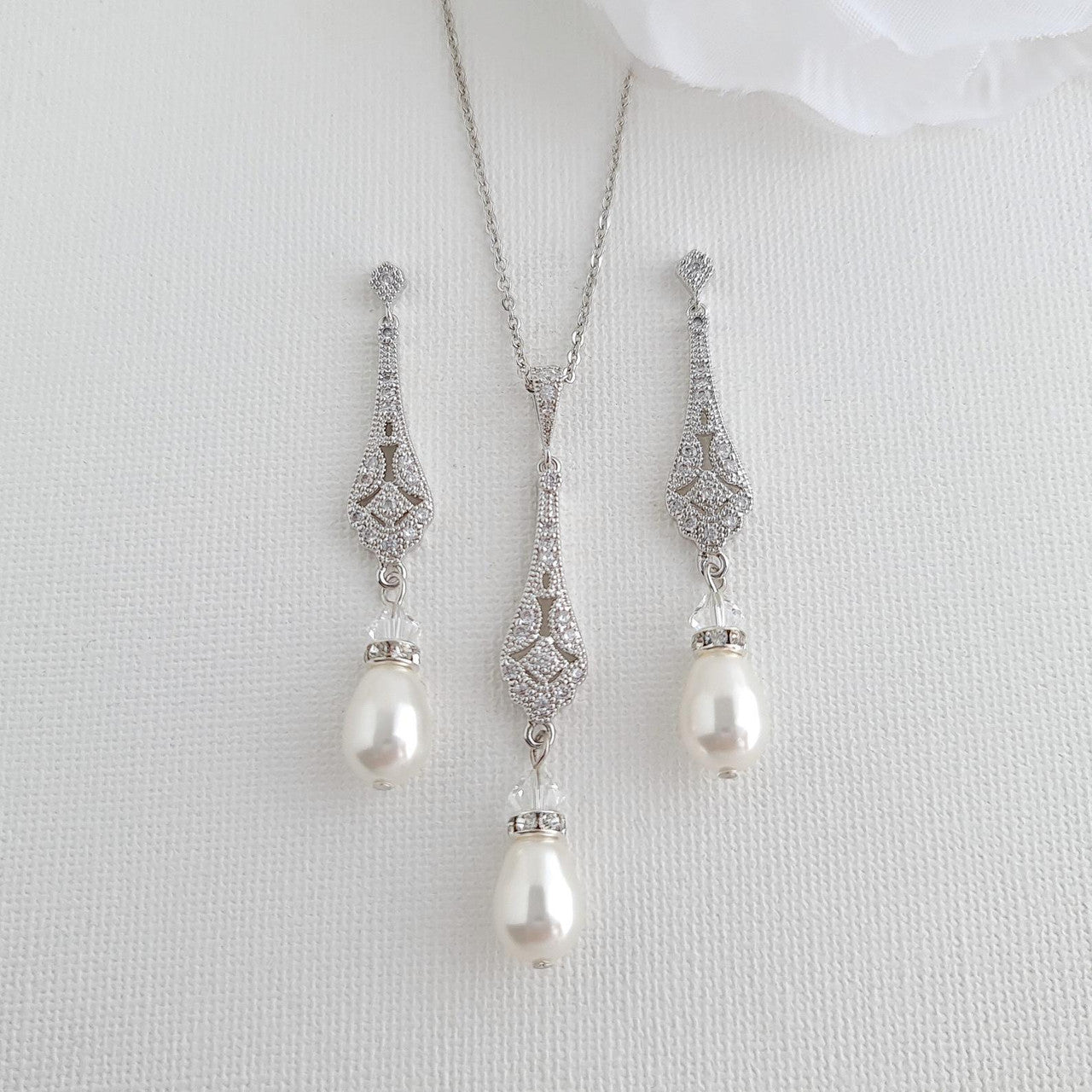 Vintage Wedding Jewellery Set- Lisa