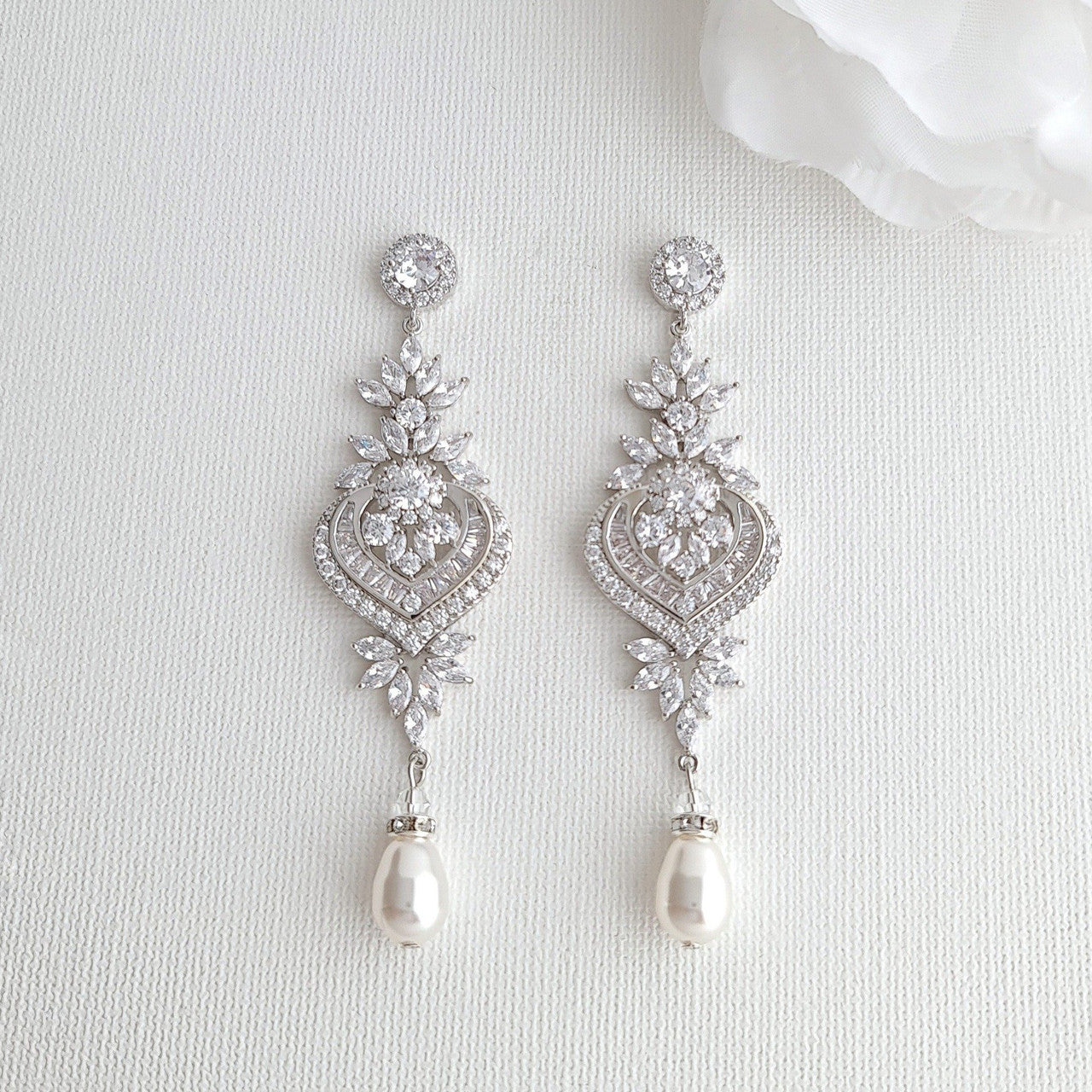 Statement Bridal Earrings- Poetry Designs