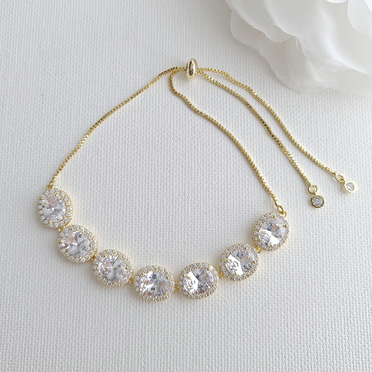 Bracelet for Brides in Rose Gold- Emily