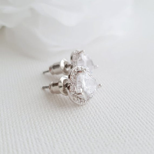 Heart Stud Earrings & Pendants-Diana