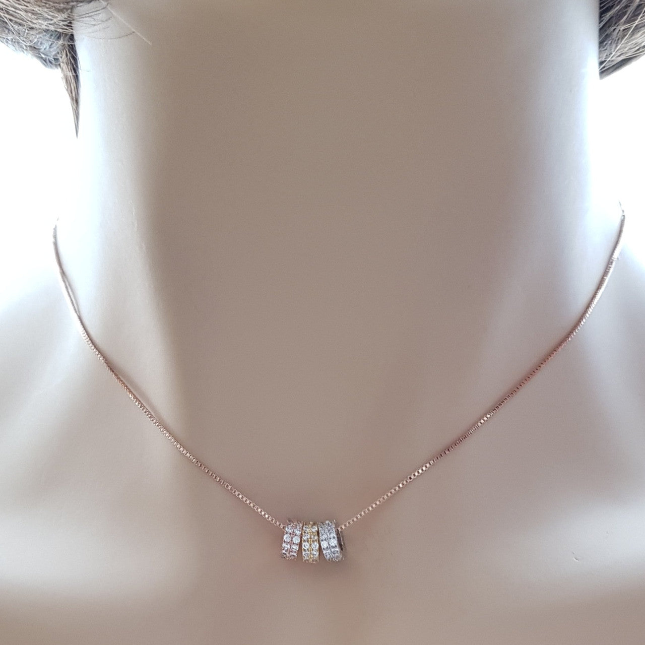 3 Ring Necklace-Tribus