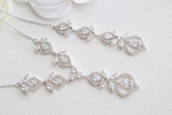 Bridal Backdrop Necklace- Meghan