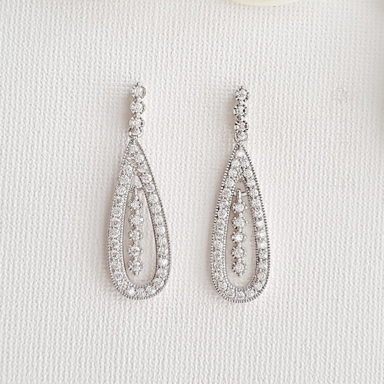 Wedding Drop Earrings Christy