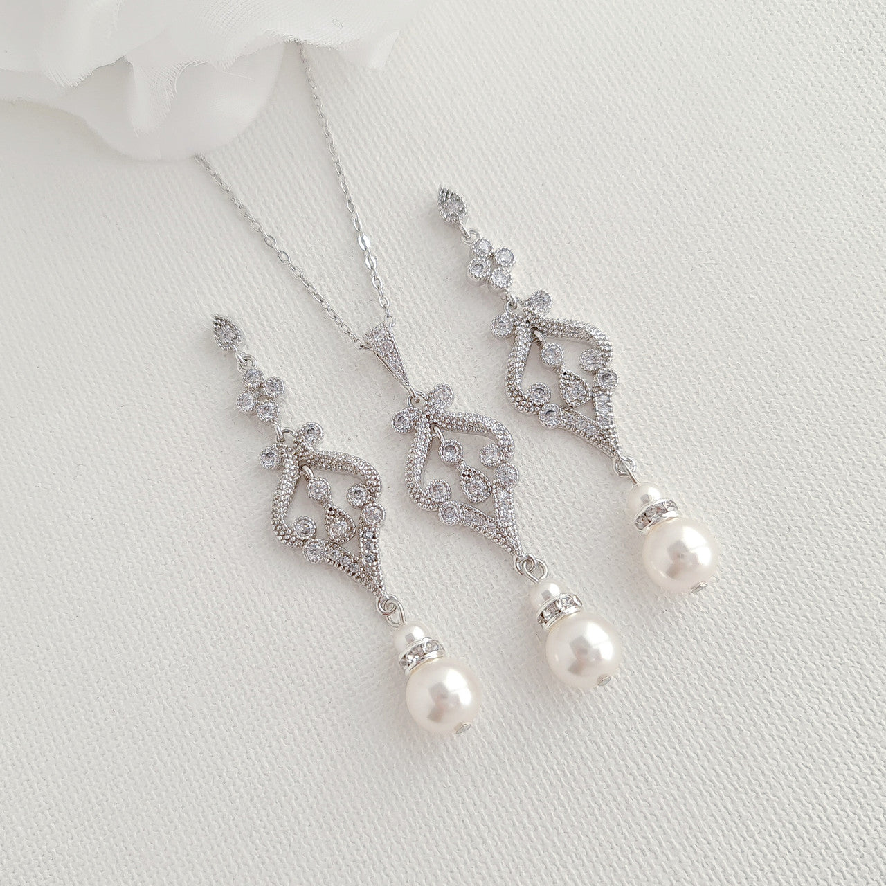 Vintage Customer Jewellery Set for Wedding-Elizabeth