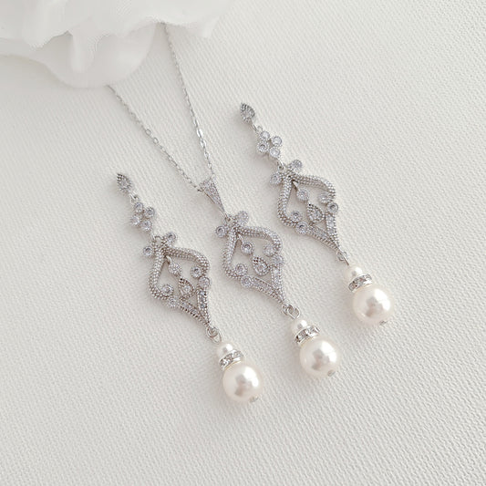 Vintage Customer Jewellery Set for Wedding-Elizabeth