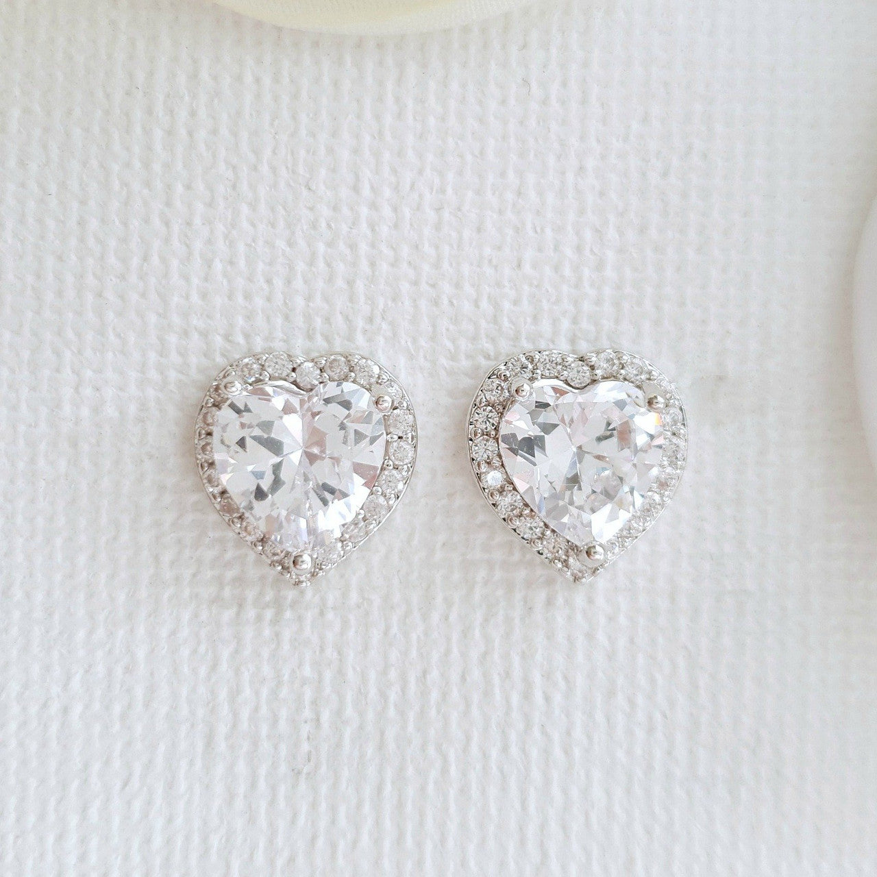 Heart Stud Earrings & Pendants Set-Diana