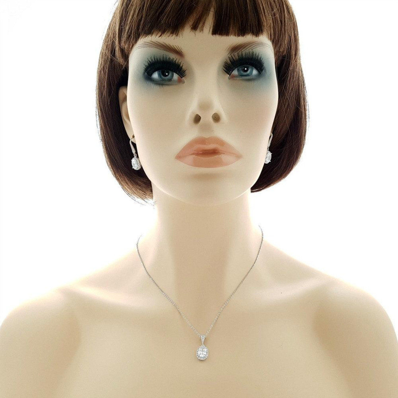 Bridesmaid Necklace and Earring Set-Emily