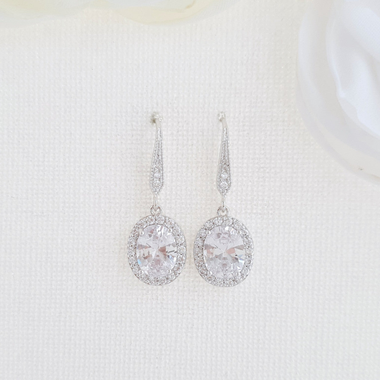 Small Gold Dangle Earrings Emily