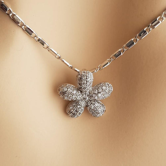 Small Flower Necklace-Bloom