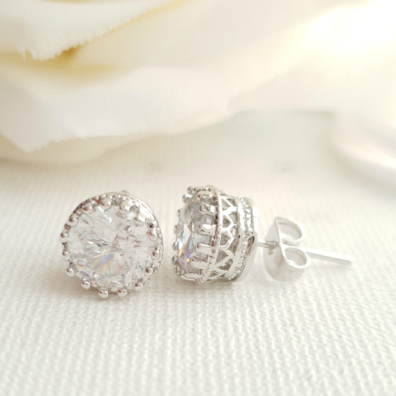 Crown Stud Earrings Liz